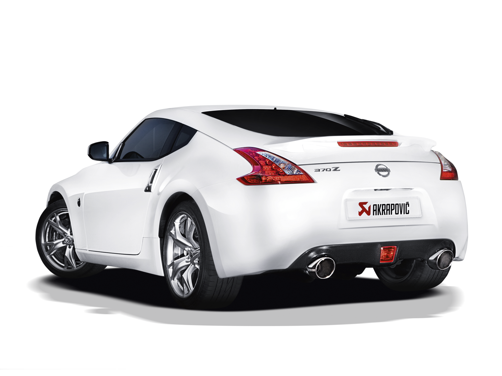 Akrapovic Nissan 370Z Slip-On Line (SS) w/ Carbon Tips