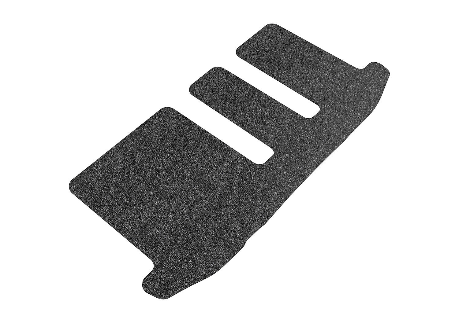 3D MAXpider |  2013 2020 NISSAN/ INFINITI PATHFINDER/ QX60/ JX KAGU 3RD ROW Floormats - BLACK - Carbon Fiber Embossed Pattern