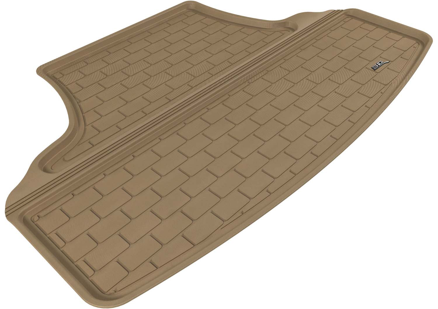 3D MAXpider |  2011 2019 INFINITI Q70/M37 KAGU CARGO LINER  - TAN - Carbon Fiber Embossed Pattern