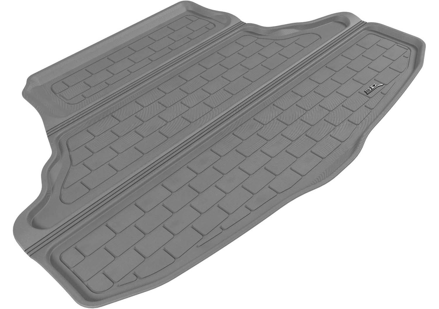 3D MAXpider |  2007 2013 INFINITI G35/37 SEDAN KAGU CARGO LINER  - GRAY - Carbon Fiber Embossed Pattern