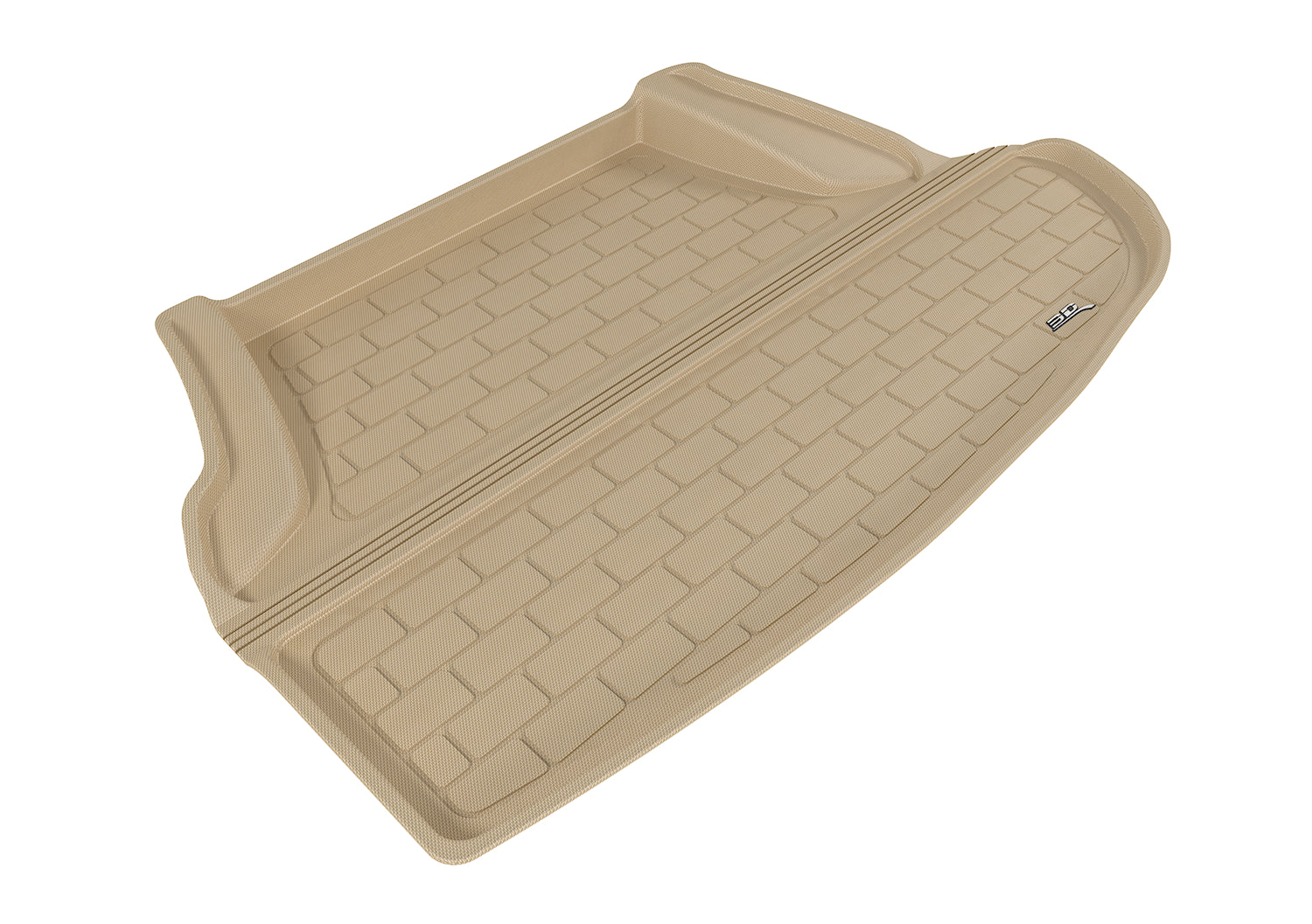 3D MAXpider |  2016 2019 INFINITI Q50 2.0T KAGU CARGO LINER  - TAN - Carbon Fiber Embossed Pattern