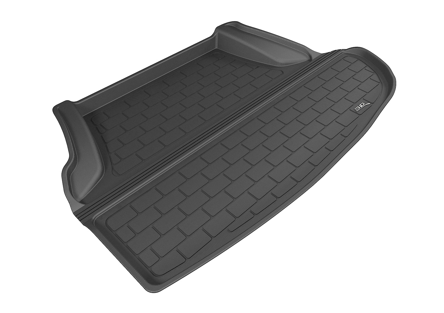 3D MAXpider |  2016 2019 INFINITI Q50 2.0T KAGU CARGO LINER  - BLACK - Carbon Fiber Embossed Pattern