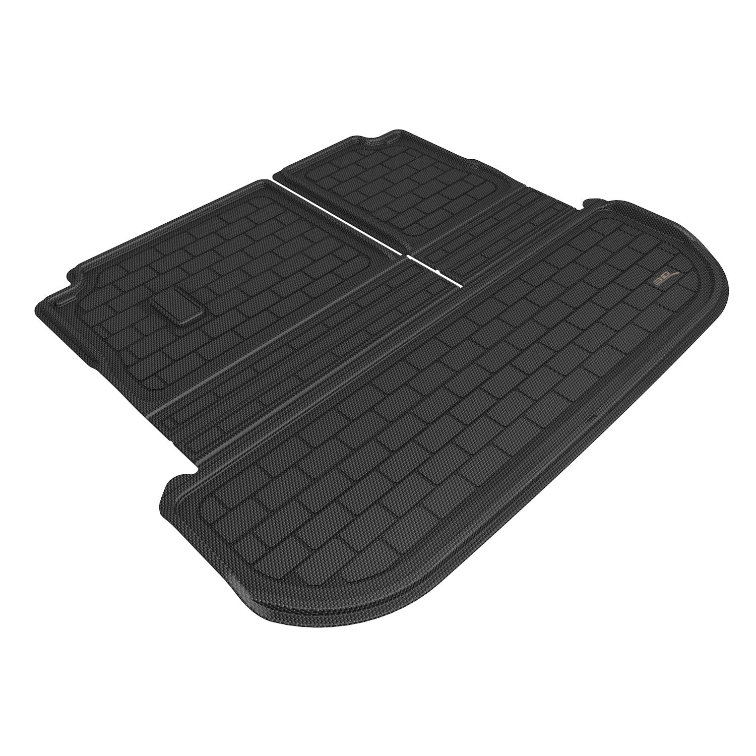 3D MAXpider |  2022 2023 INFINITI QX60 KAGU CARGO LINER  - BLACK - Carbon Fiber Prints