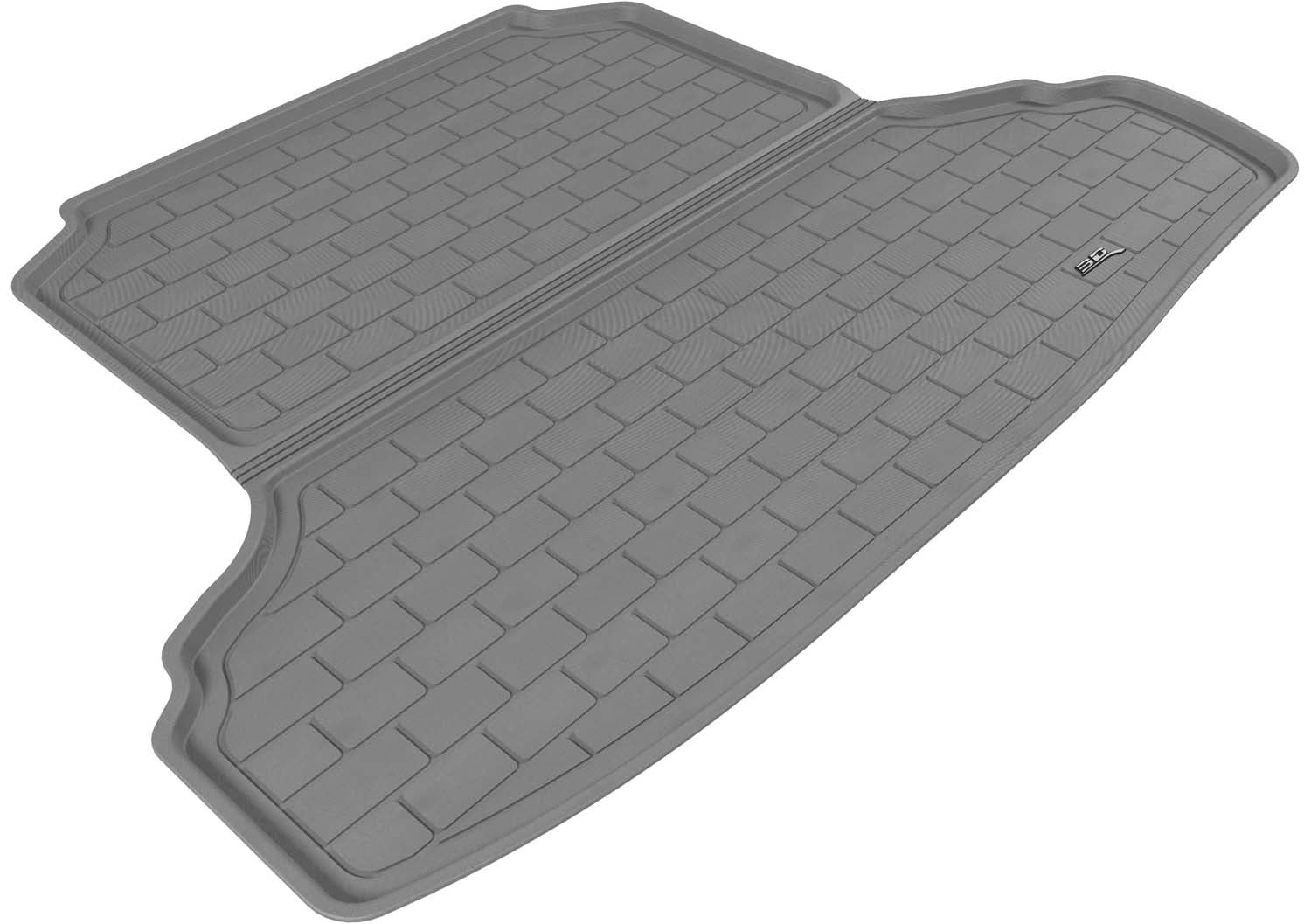 3D MAXpider |  2007 2012 NISSAN ALTIMA SEDAN KAGU CARGO LINER  - GRAY - Carbon Fiber Embossed Pattern