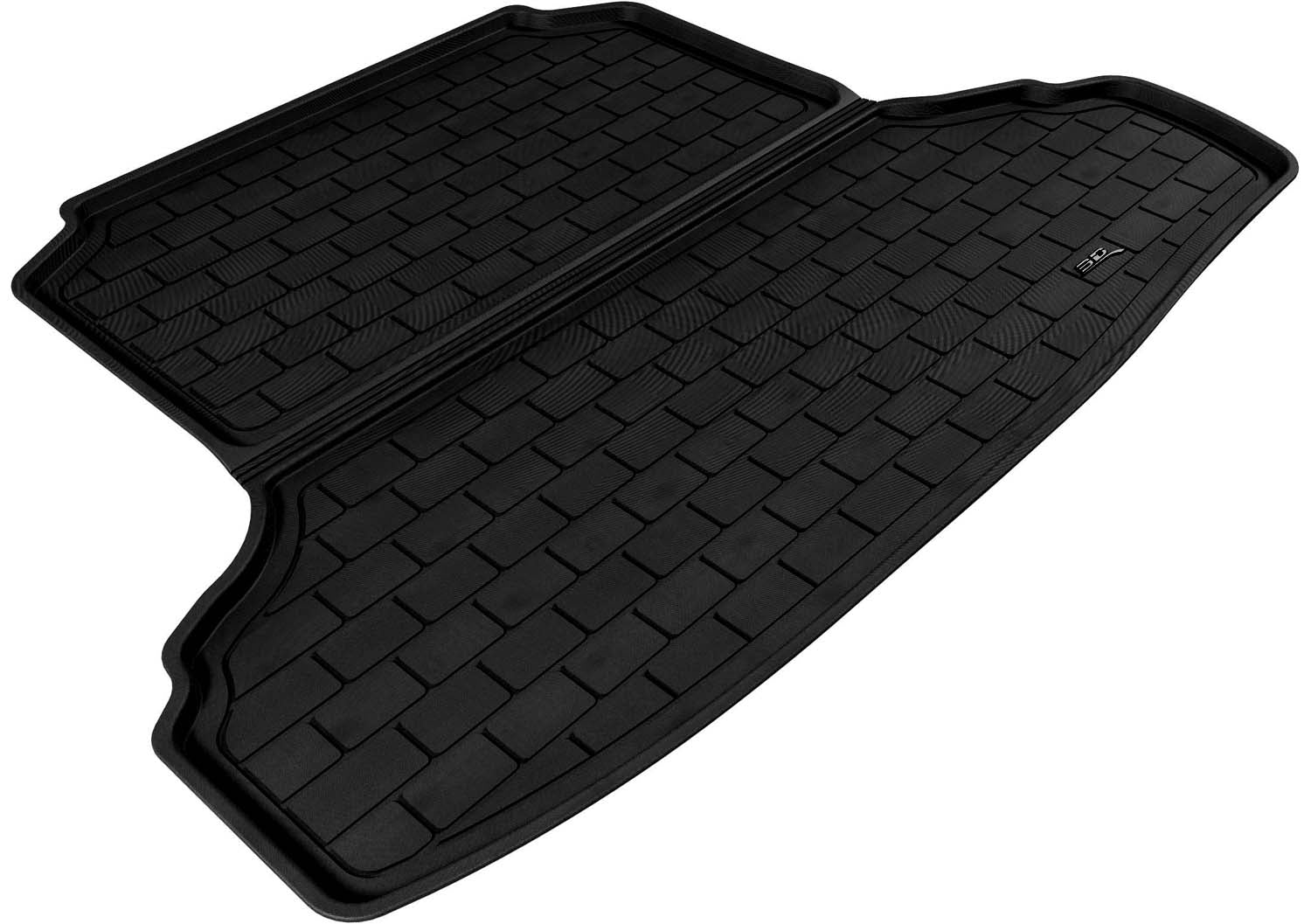 3D MAXpider |  2007 2012 NISSAN ALTIMA SEDAN KAGU CARGO LINER  - BLACK - Carbon Fiber Embossed Pattern