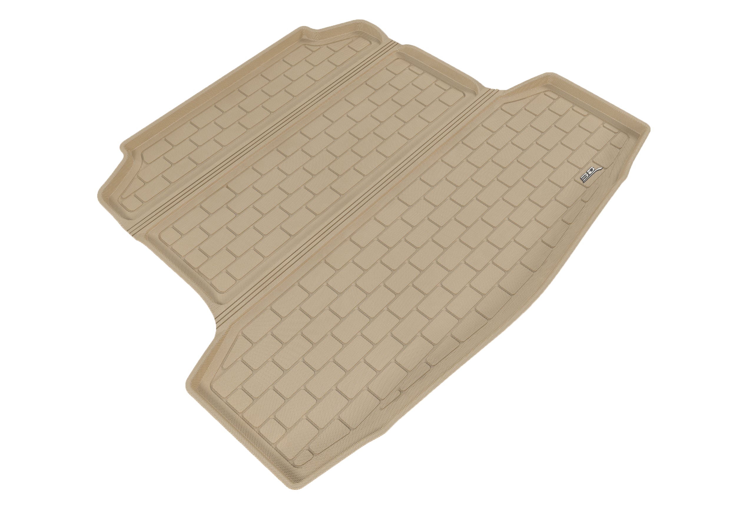 3D MAXpider |  2013 2018 NISSAN ALTIMA SEDAN KAGU CARGO LINER  - TAN - Carbon Fiber Embossed Pattern