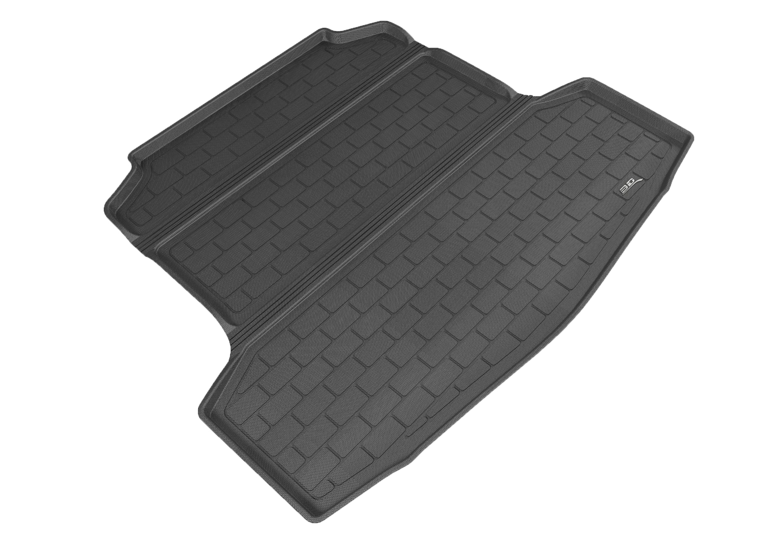 3D MAXpider |  2013 2018 NISSAN ALTIMA SEDAN KAGU CARGO LINER  - BLACK - Carbon Fiber Embossed Pattern