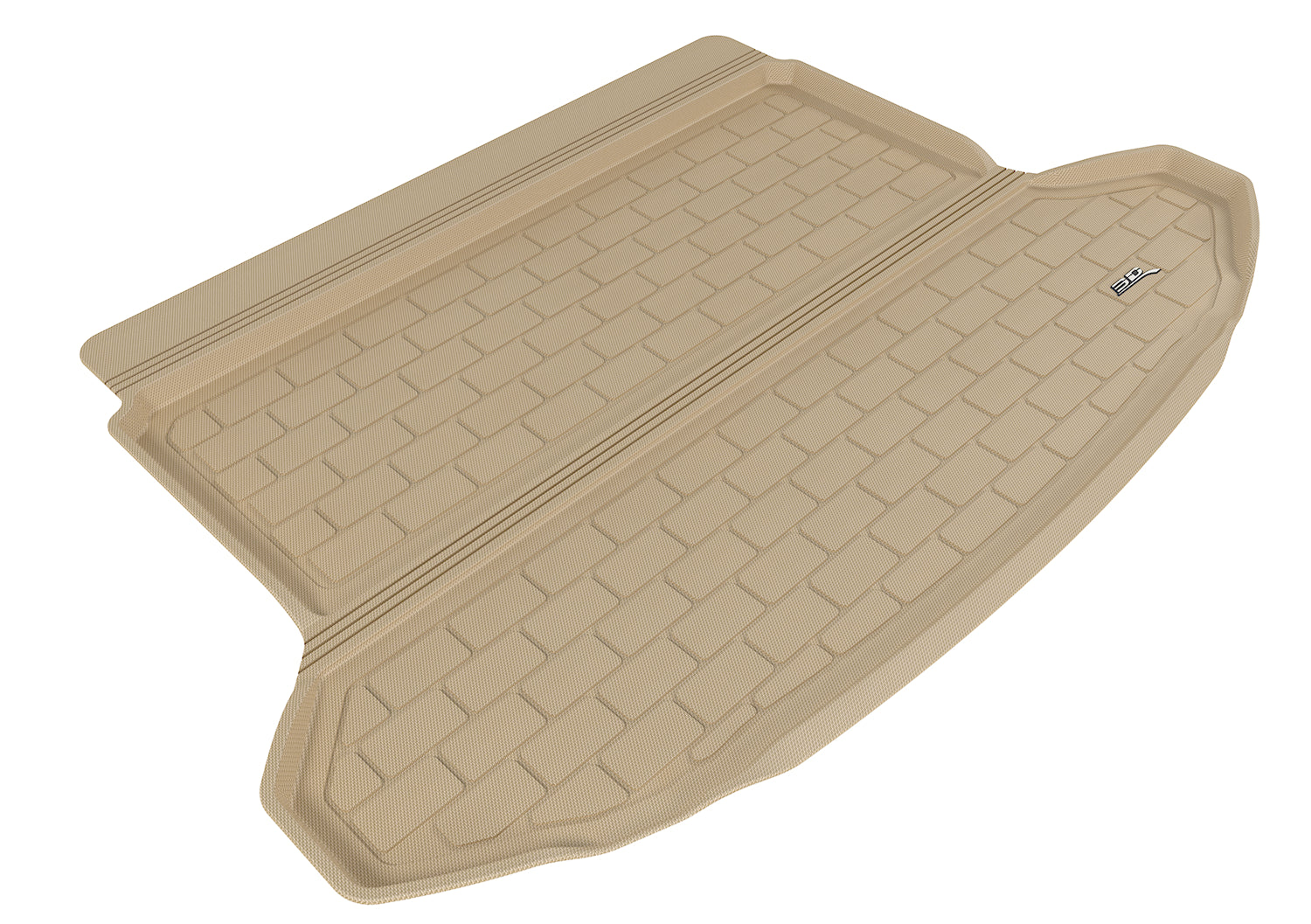 3D MAXpider |  2008 2013 NISSAN ROGUE KAGU CARGO LINER  - TAN - Carbon Fiber Embossed Pattern