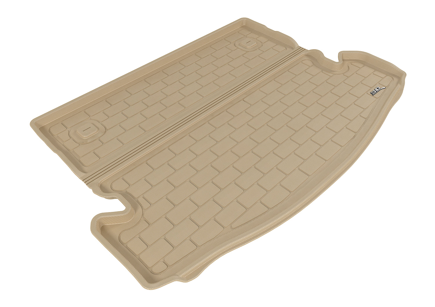 3D MAXpider |  2014 2020 NISSAN ROGUE KAGU CARGO LINER  - TAN - Carbon Fiber Embossed Pattern