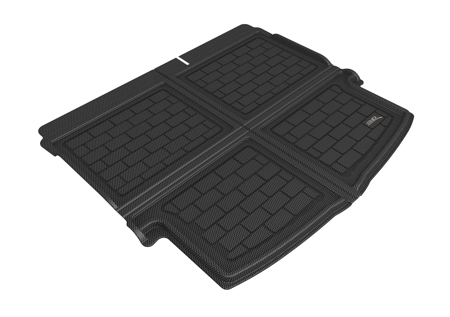 3D MAXpider |  2021 2023 NISSAN ROGUE KAGU CARGO LINER  - BLACK - Carbon Fiber Embossed Pattern