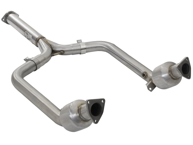 aFe Twisted Steel Y-Pipe (Catted) 03-06 Nissan 350Z /Infiniti G35 V6-3.5L