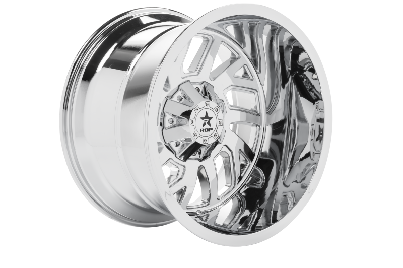 RBP 65R Glock 22x14 6x139.7 BP / 4.5 BS -76mm Offset 78mm CB (Hub Centric) Chrome Wheel