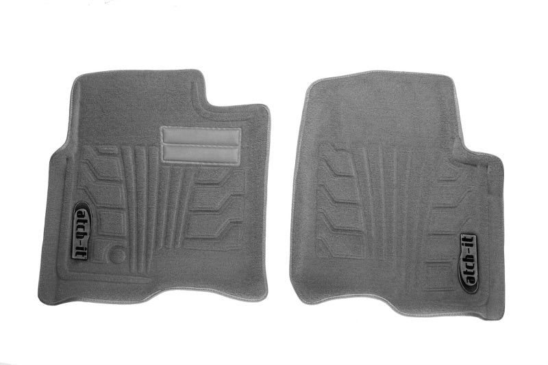 Lund 16-17 Nissan Titan XD Crew Cab Catch-It Carpet Front Floor Liner - Grey (2 Pc.)