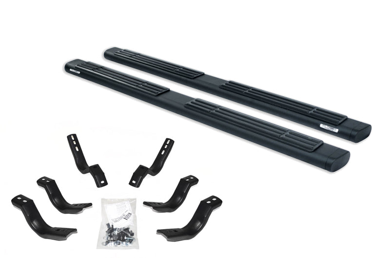 Go Rhino 6in OE Xtreme SideSteps - Tex Blk - 80in