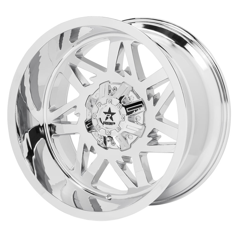 RBP 71R Avenger 22x12 6x139.7 BP / 4.75 BS -44mm Offset 78mm CB (Hub Centric) Chrome Wheel