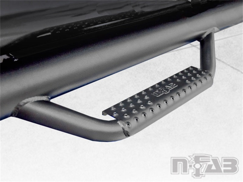 N-Fab Nerf Step 04-15 Nissan Titan King Cab 6.5ft Bed - Tex. Black - Bed Access - 3in