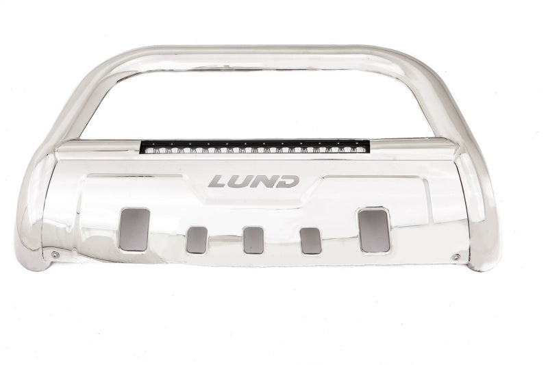 Lund 16-17 Nissan Titan XD Bull Bar w/Light & Wiring - Polished