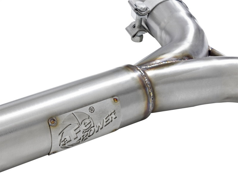 aFe Twisted Steel Y-Pipe (Catted) 03-06 Nissan 350Z /Infiniti G35 V6-3.5L