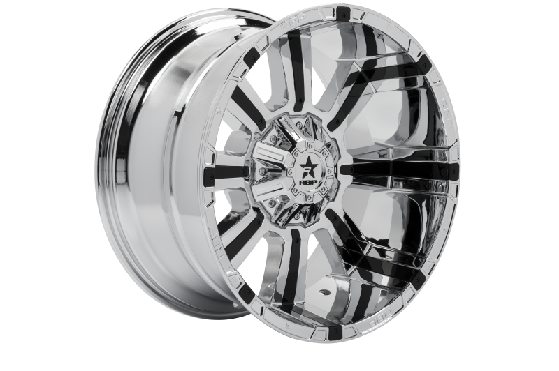 RBP 94R 22x12 6x139.7 BP / 4.75 BS -44mm Offset 78mm CB (Hub Centric) Chrome w/Blk Inserts Wheel