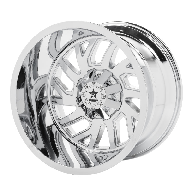 RBP 65R Glock 22x14 6x139.7 BP / 4.5 BS -76mm Offset 78mm CB (Hub Centric) Chrome Wheel