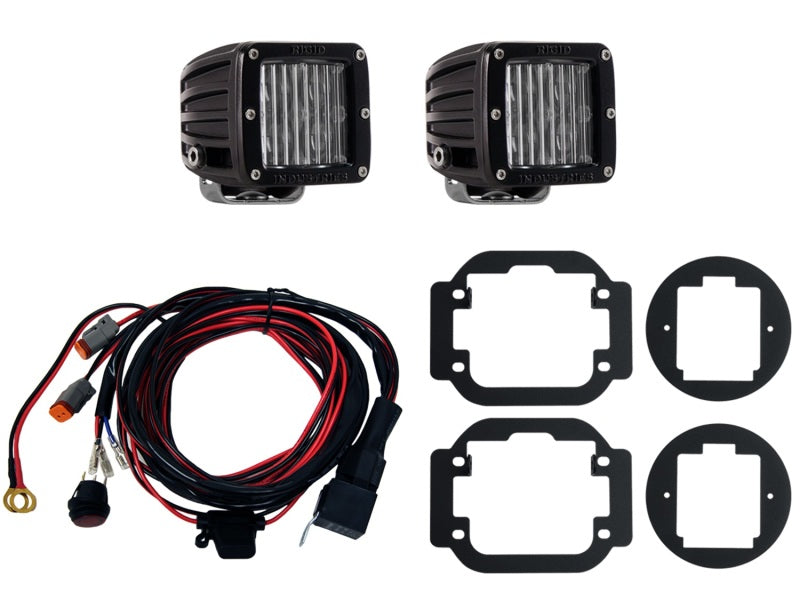 Rigid Industries 09-15 Nissan Frontier - SAE Fog Light Kit - w/ Set of Dually/D2