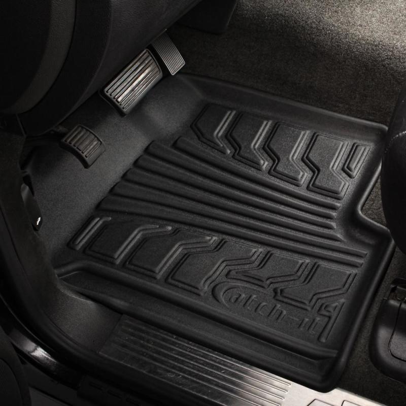 Lund 08-10 Nissan Titan Catch-It Floormat Front Floor Liner - Black (2 Pc.)