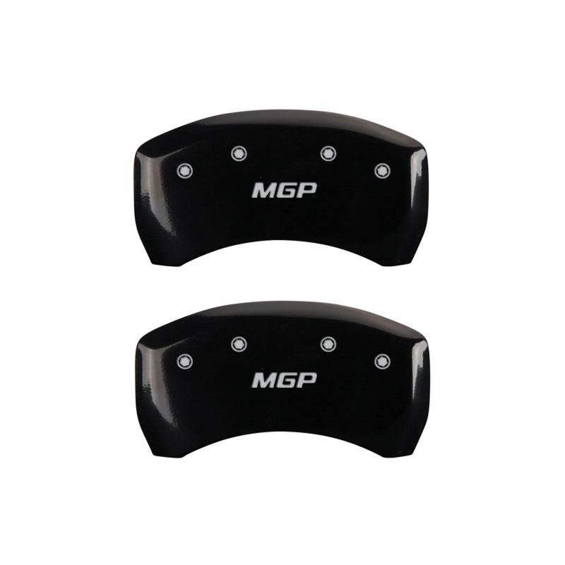 MGP 2006-2008 Nissan 350Z 4 Caliper Covers Engraved Front & Rear MGP Black finish silver