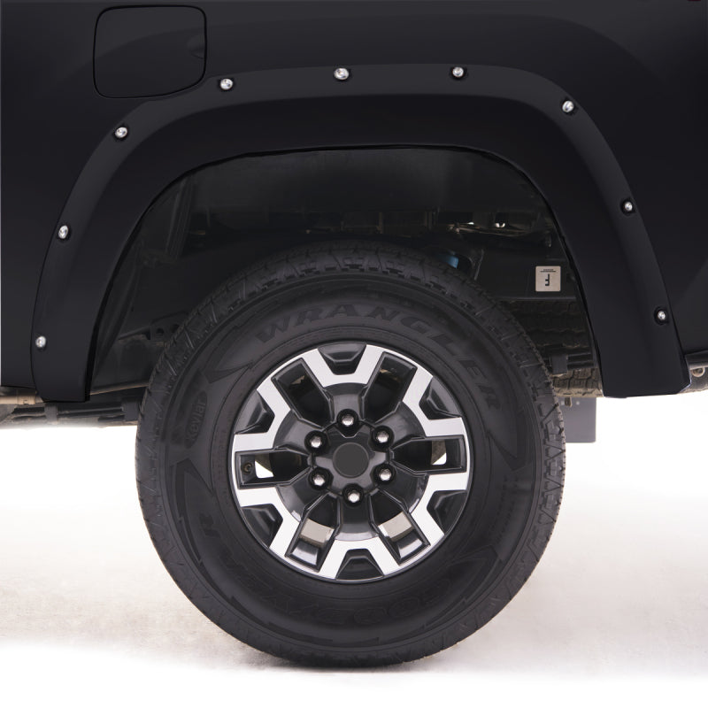 EGR 2017 Nissan Titan Bolt-On Look Color Match Fender Flares - Set - Black Metallic