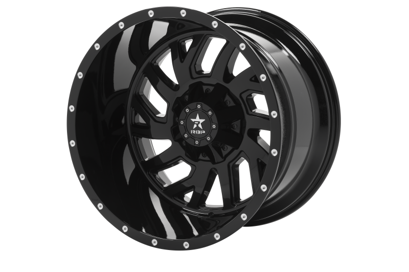 RBP 65R Glock 22x14 6x139.7 BP / 4.5 BS -76mm Offset 78mm CB (Hub Centric) Gloss Black Wheel