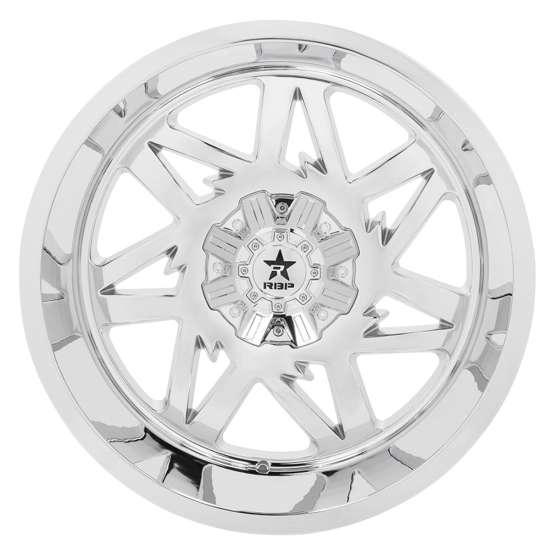 RBP 71R Avenger 24x14 6x139.7 BP / 4.5 BS -76mm Offset 78mm CB (Hub Centric) Chrome Wheel