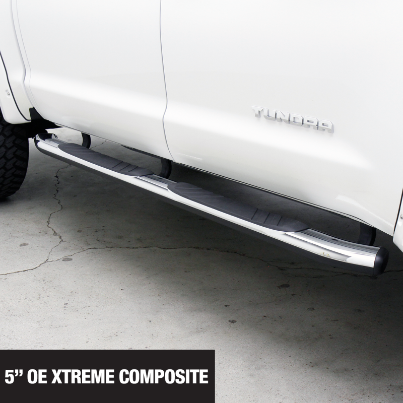 Go Rhino 2004-2013 Nissan Titan 5in OE Xtreme Composite SideSteps - Black - 80in