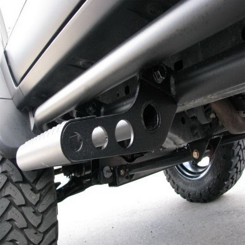 N-Fab RKR Step System 97-17 Nissan Patrol 4 Door SUV - Tex. Black - 1.75in