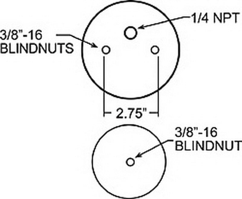 Firestone Ride-Rite Replacement Bellow 110/70 239mm (For PN 2162 / 2312 / 2222 / 2165) (W217609002)