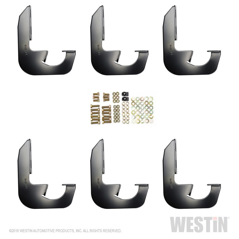 Westin 2005-2015 Nissan Frontier Crew/King/Ext Cab Running Board Mount Kit - Black