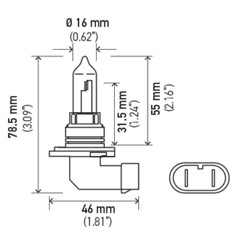 Hella HB3 9005 12V 65W High Performance 2.0 Bulb Kit (Pair)