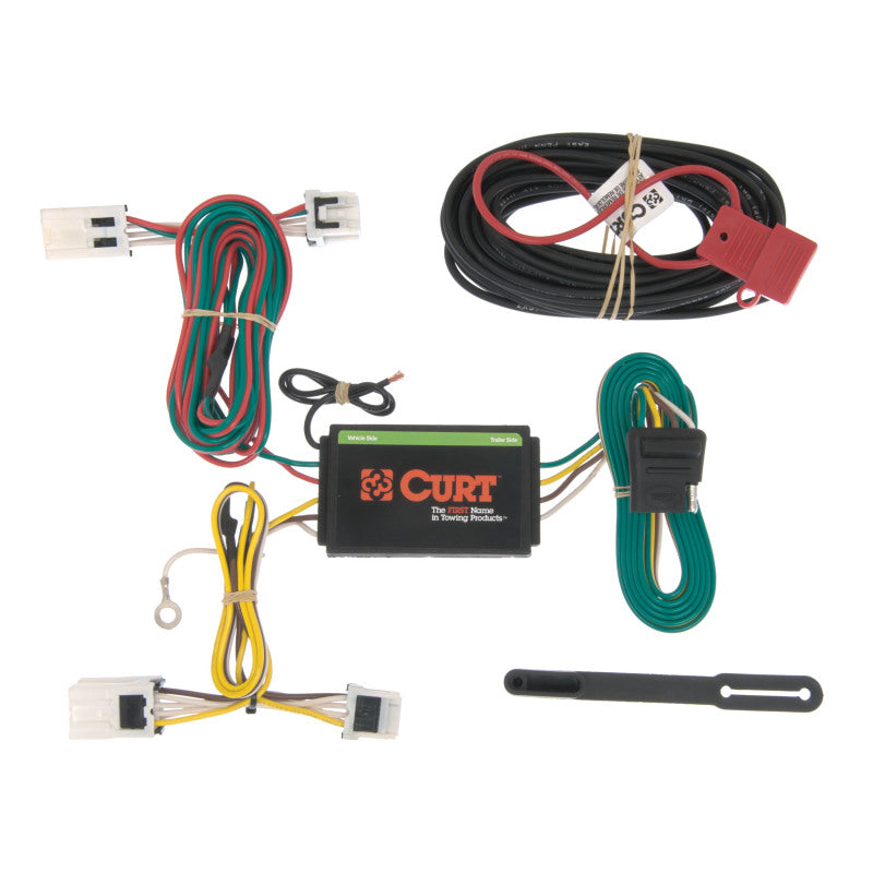 Curt 12-18 Nissan NV1500 Custom Wiring Harness (4-Way Flat Output)