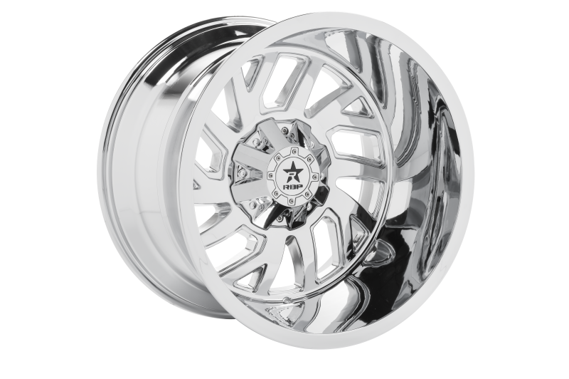 RBP 65R Glock 22x14 6x139.7 BP / 4.5 BS -76mm Offset 78mm CB (Hub Centric) Chrome Wheel