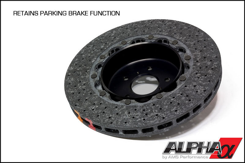 AMS Performance 2012+ Nissan GT-R DBA/NISMO R35 Alpha Carbon Ceramic Brake Kit