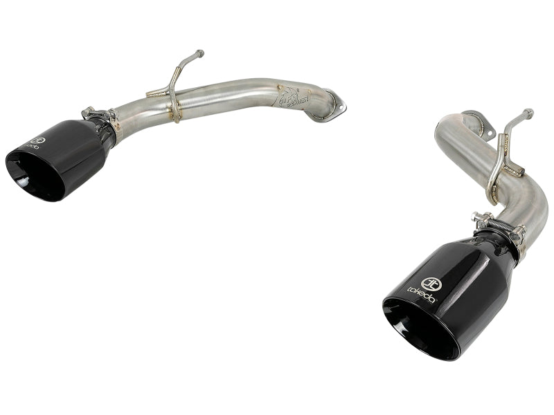 aFe POWER Takeda 2.5in 304 SS Axle-Back Exhaust w/ Black Tips 17+ Infiniti Q60 V6-3.0L (tt)