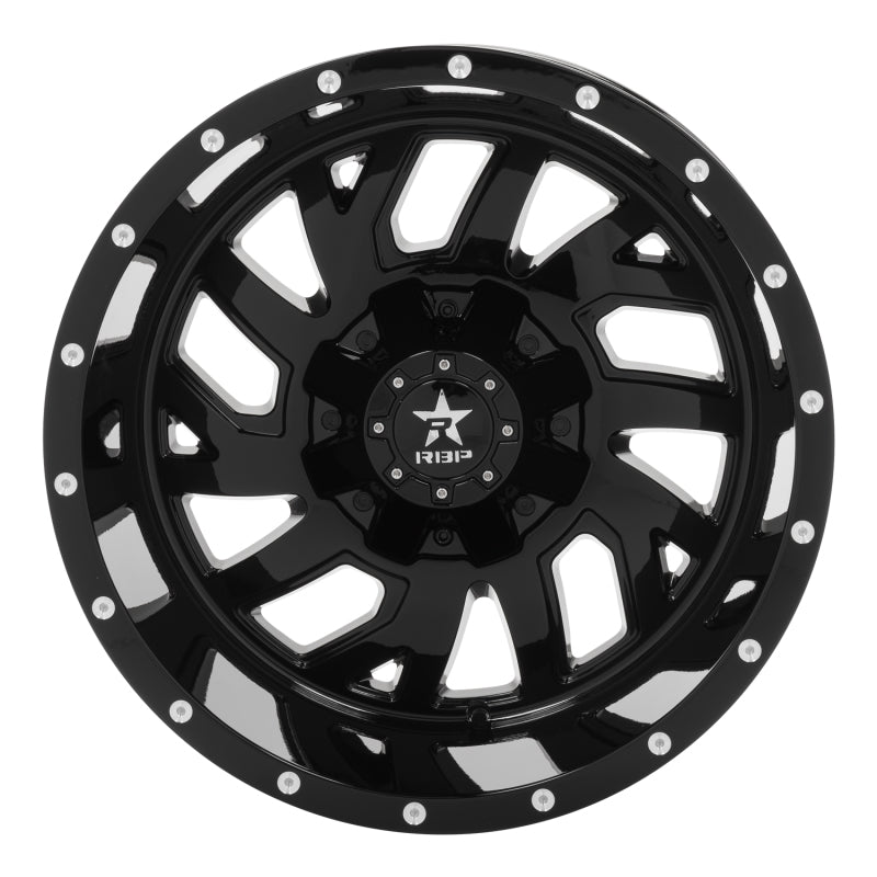 RBP 65R Glock 20x12 6x139.7 BP / 4.75 BS -44mm Offset 78mm CB (Hub Centric) Gloss Black Wheel