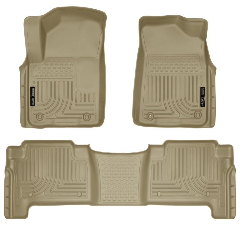 Husky Liners 2011 Infiniti QX56 WeatherBeater Combo Tan Floor Liners