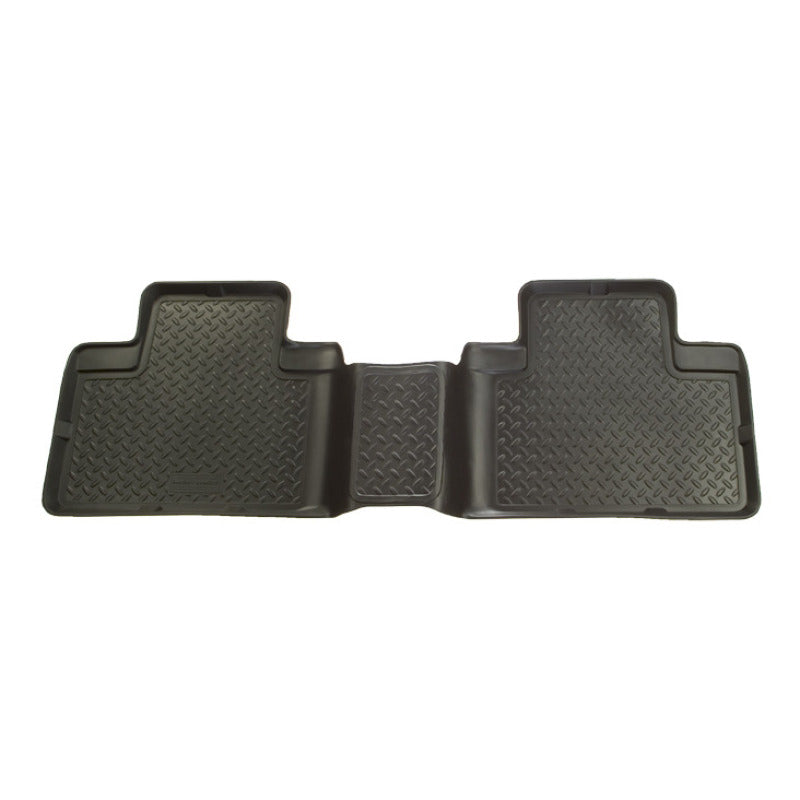 Husky Liners 05-12 Nissan Frontier/Titan Crew Cab Classic Style 2nd Row Black Floor Liners