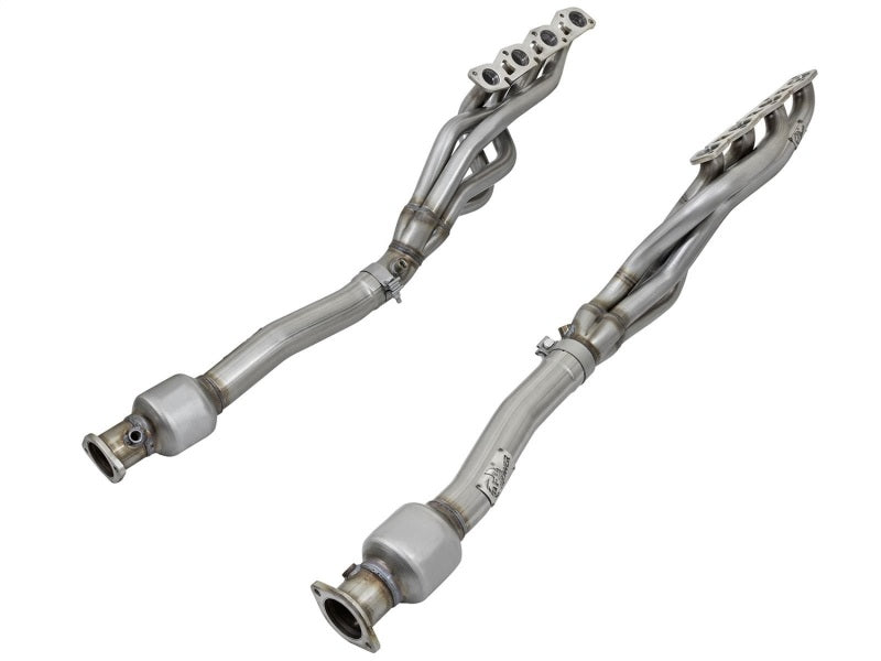 aFe Twisted Steel Long Tube Headers and Extension Pipes Catted 10-17 Nissan Patrol V8-5.6L