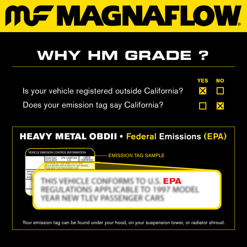 MagnaFlow Conv DF '95-'01 Altima 2.4L Rear