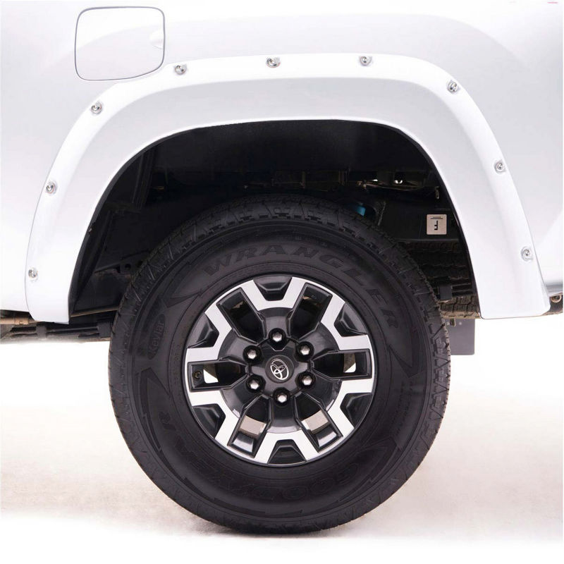 EGR 2017 Nissan Titan Bolt-On Look Color Match Fender Flares - Set - Blizzard