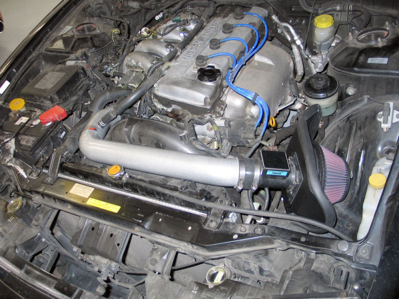 K&N 95-98 Nissan 240SX Silver Typhoon Short Ram Intake