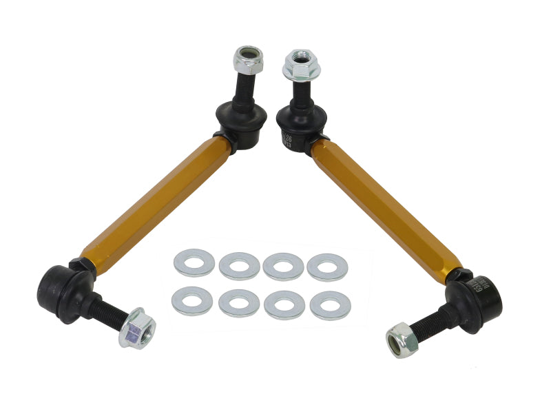 Whiteline 2015+ Nissan Frontier Rear Swaybar link kit-Adjustable Extra Heavy Duty Ball Link