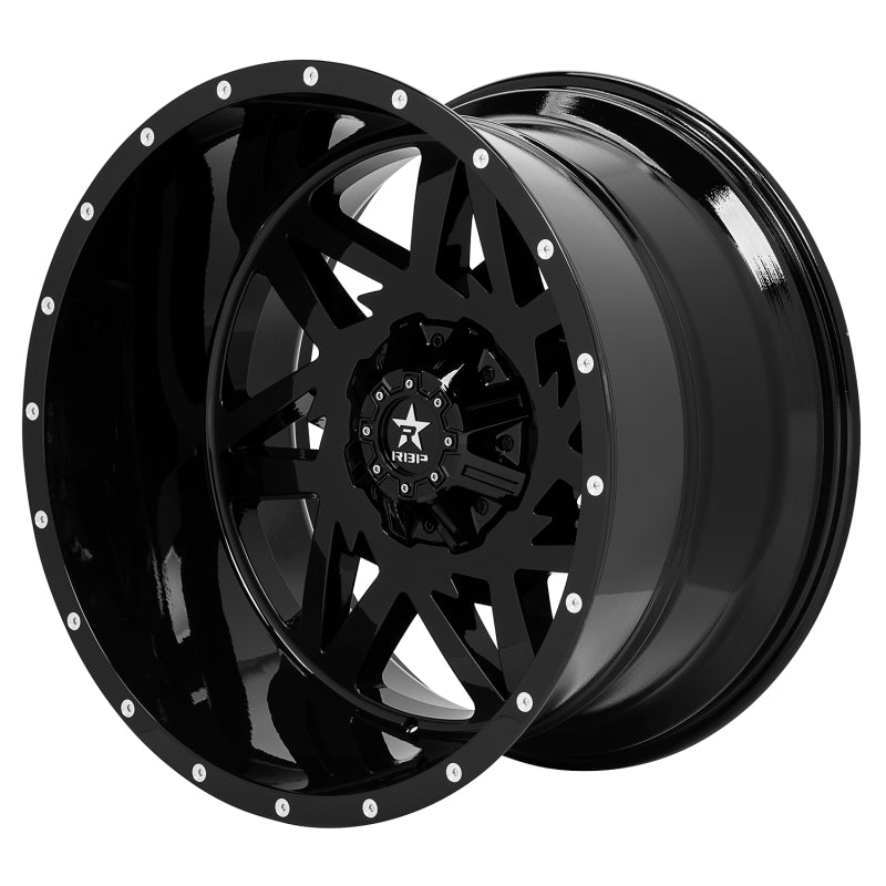 RBP 71R Avenger 24x14 6x139.7 BP / 4.5 BS -76mm Offset 78mm CB (Hub Centric) Gloss Black Wheel