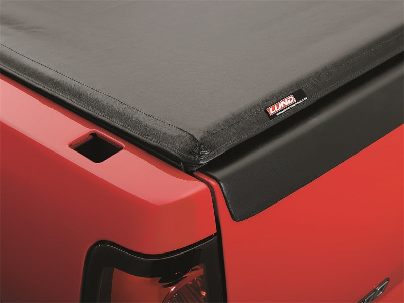 Lund 04-15 Nissan Titan (6.5ft. Bed w/o Utility TRack) Genesis Seal & Peel Tonneau Cover - Black