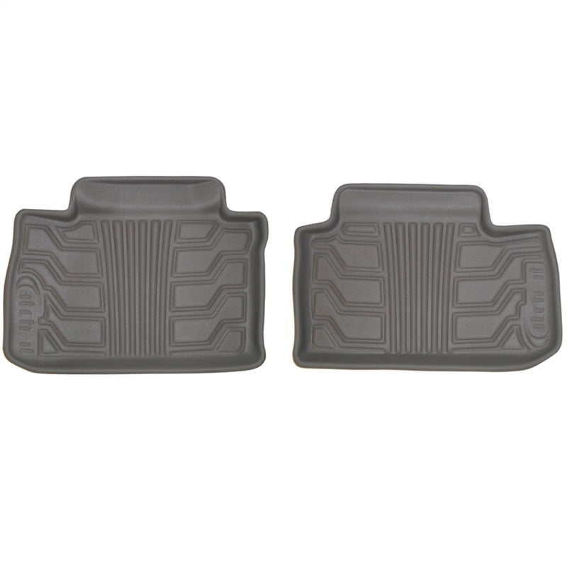 Lund 07-11 Nissan Versa (Sedan & Hatchback) Catch-It Floormats Rear Floor Liner - Grey (2 Pc.)